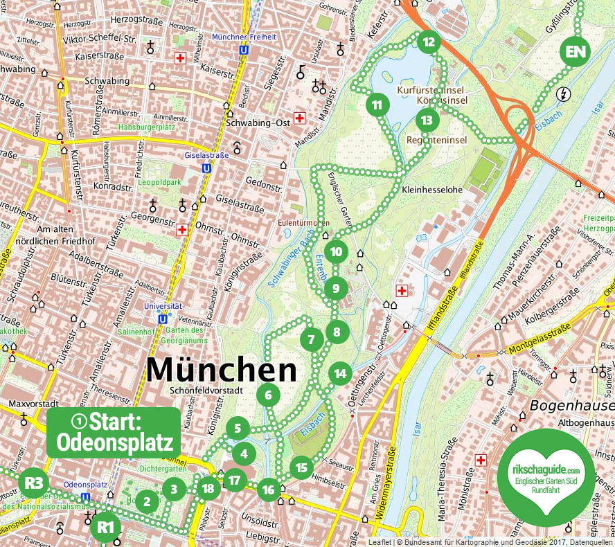 54+ Karte Englischer Garten München, Er wurde 1789 von sir benjamin
